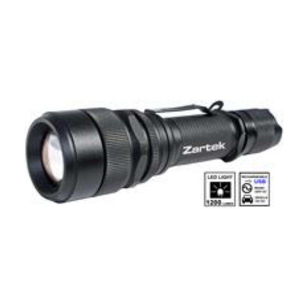 Zartek ZA-457 Extreme Bright Tactical Flashlight — 1200 Lumen