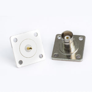 BNC Female Sq Flange Panel Mount – Long