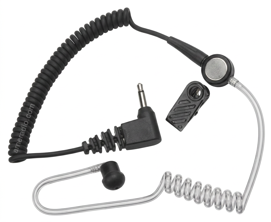 DP1400 / DP540 Receive only Earpiece with Translucent Tube and Eartip - FM UL
