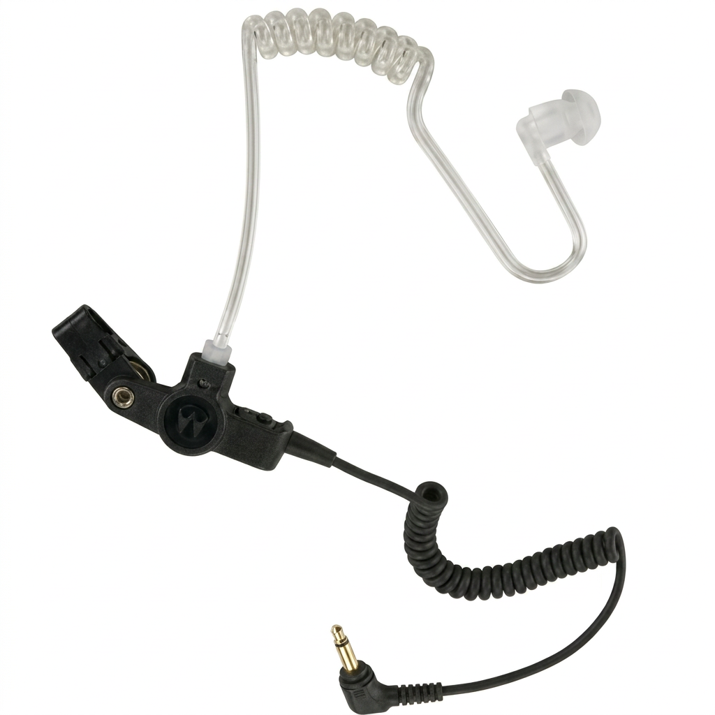 DP1400 Receive only Earpiece with Translucent Tube and Eartip - Non FM non UL