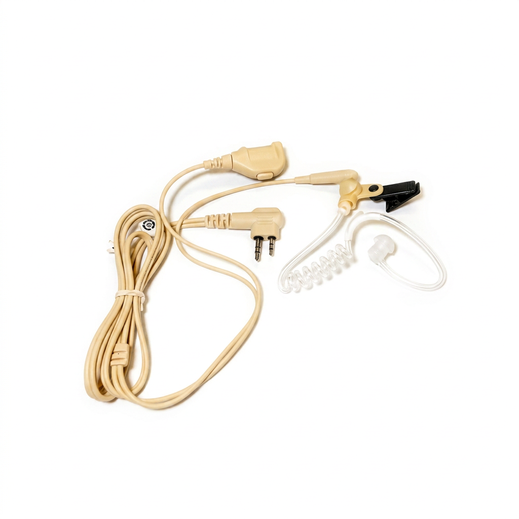 DP1400 / DP540 2-Wire Earpiece with clear acoustic tube(Beige)