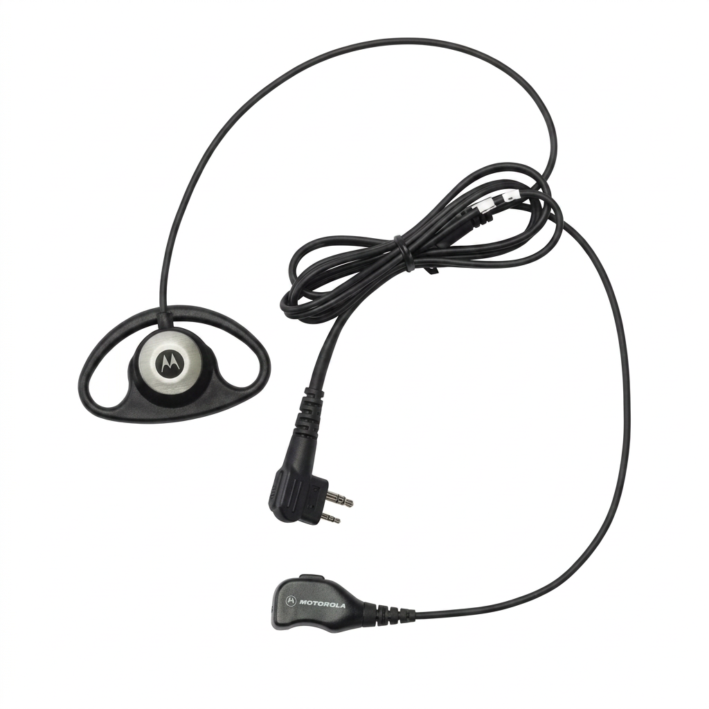 DP1400 / DP540 D-Shell Earpiece with PTT/Mic
