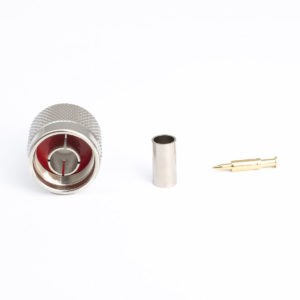 N-Type Plug Crimp – RG-58 / HDF195