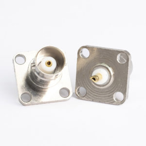 SMA Female Chassis Mount 4-Hole