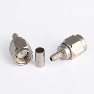 SMA Plug Crimp Nickel – RG-174