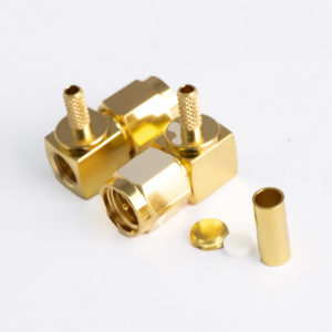SMA Plug Crimp R/A – RG-174