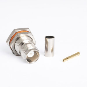 TNC Socket Bulkhead Crimp – RG-58